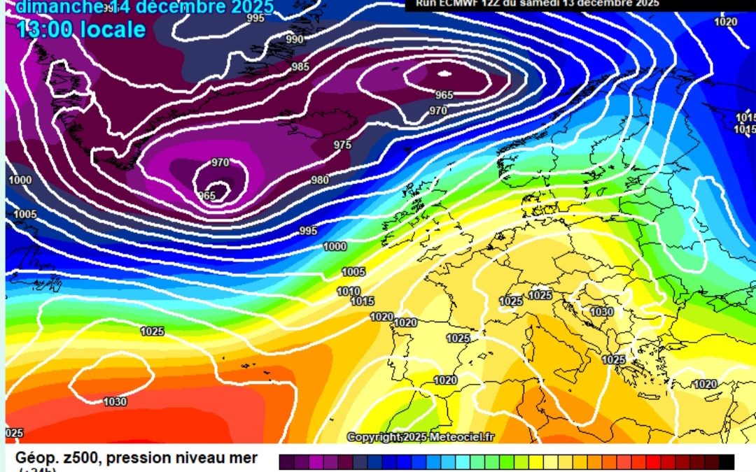 Previsione per domenica 14 dicembre