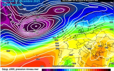 Previsione per mercoledì 17 dicembre