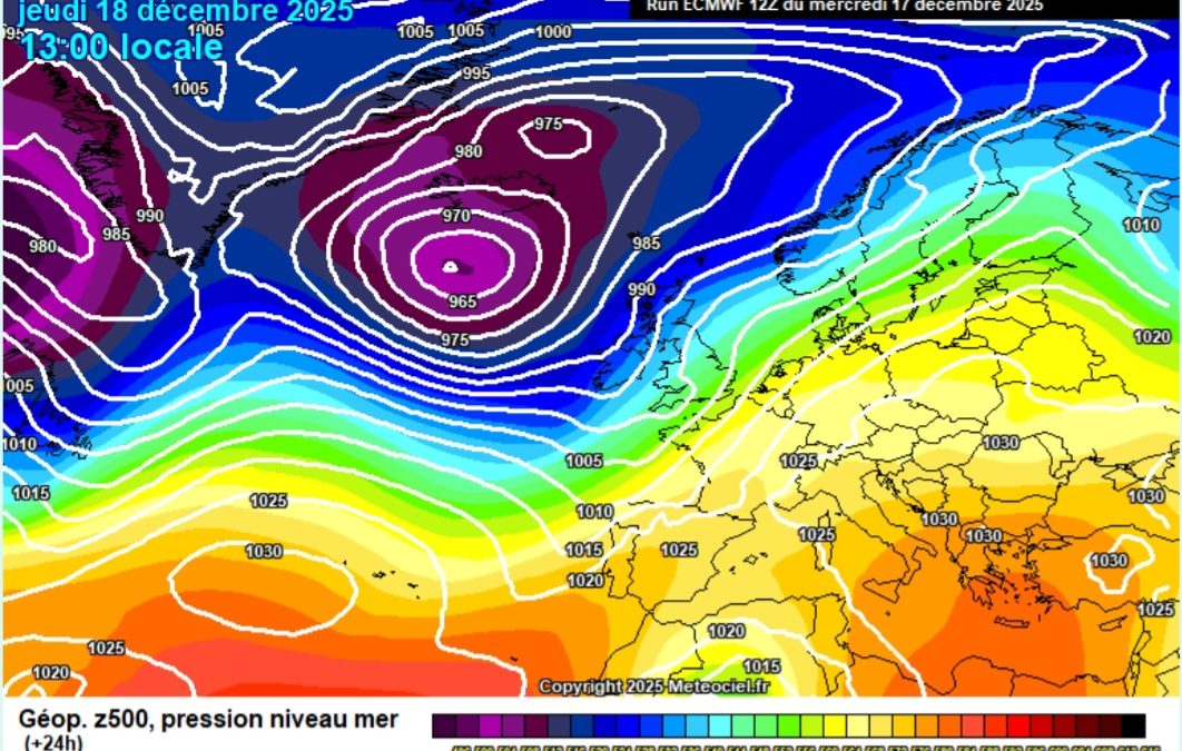 Previsione per giovedì 18 dicembre