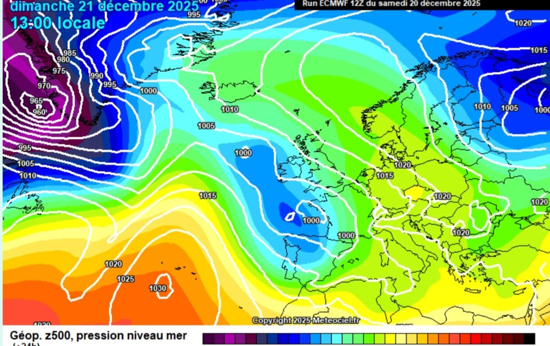 Previsione per domenica 21 dicembre