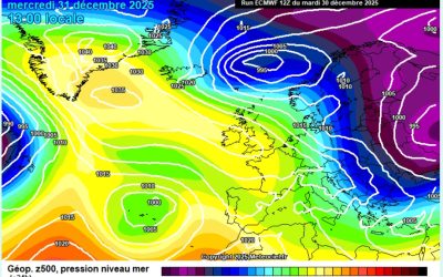 Previsione per mercoledì 31 dicembre