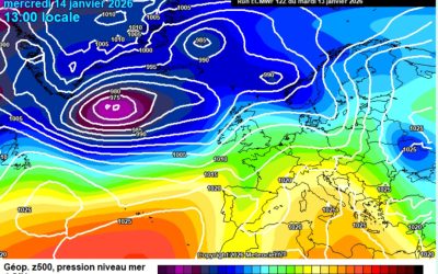 Previsione per mercoledì 14 gennaio