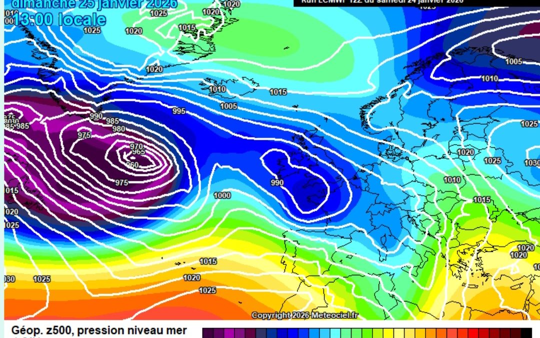Previsione per domenica 25 gennaio