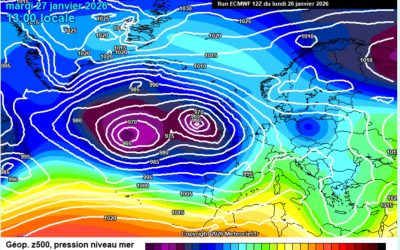 Previsione per martedì 27 gennaio