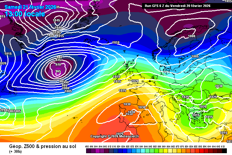 Previsione per sabato 21 Febbraio
