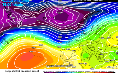 Previsioni per venerdì 13 Marzo