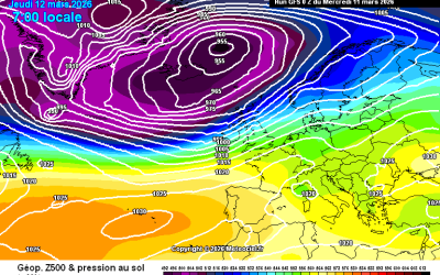 Previsioni per giovedì 12 Marzo