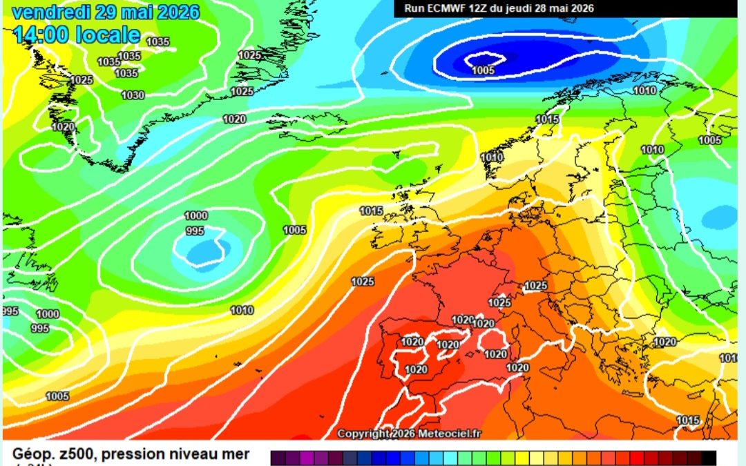 Previsione per venerdì 29 maggio
