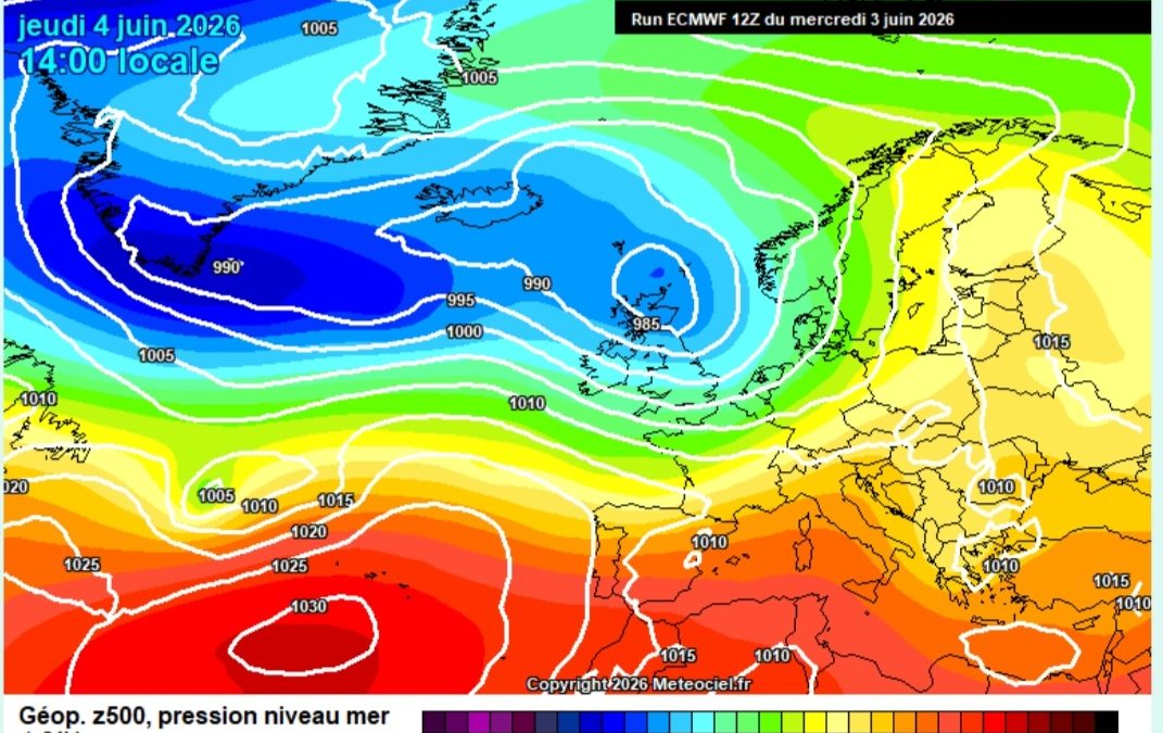 Previsione per giovedì 4 giugno
