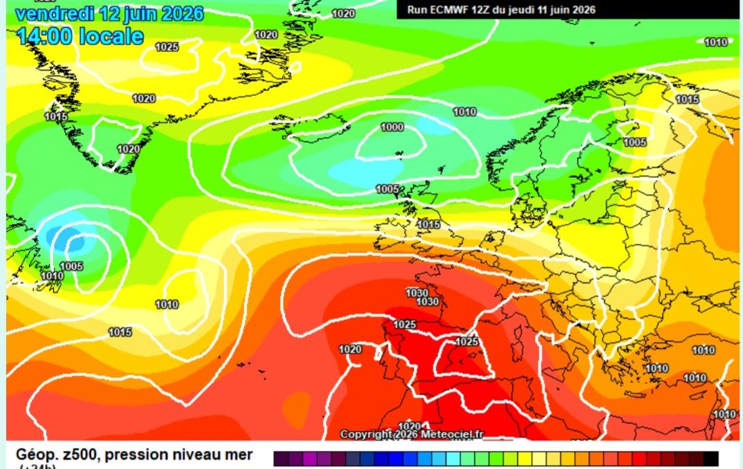 Previsione per venerdì 12 giugno