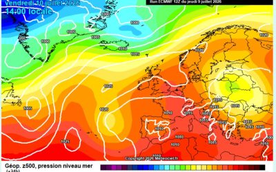 Previsione per venerdì 10 luglio
