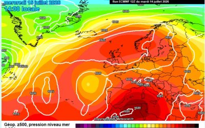 Previsione per mercoledì 15 luglio