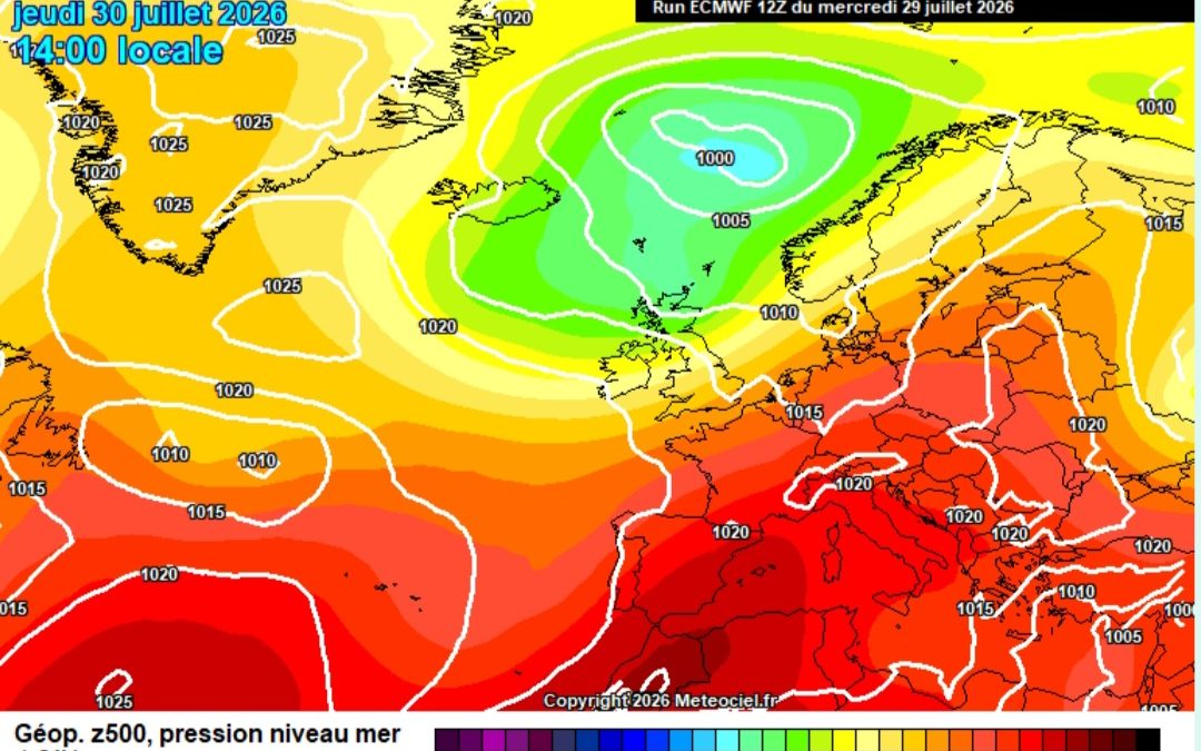 Previsione per giovedì 30 luglio