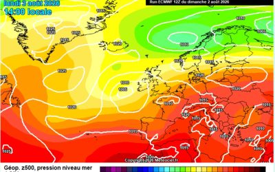 Previsione per lunedì 3 agosto