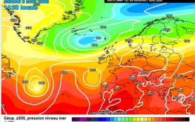 Previsione per sabato 8 agosto