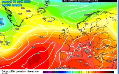 Previsione per sabato 15 agosto