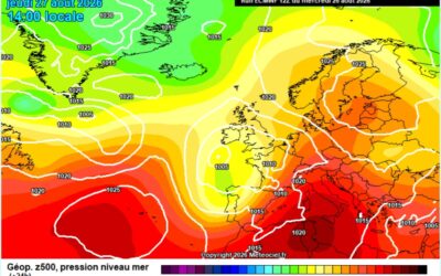 Previsione per giovedì 27 agosto