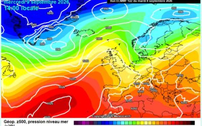 Previsione per mercoledì 9 settembre