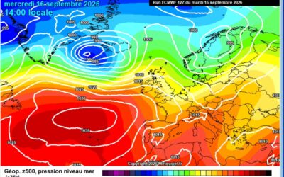Previsione per mercoledì 16 settembre
